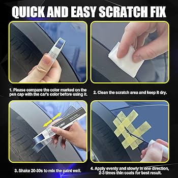 Amazon.com: KIKIMO for Tesla Touch Up Paint(Midnight Silver