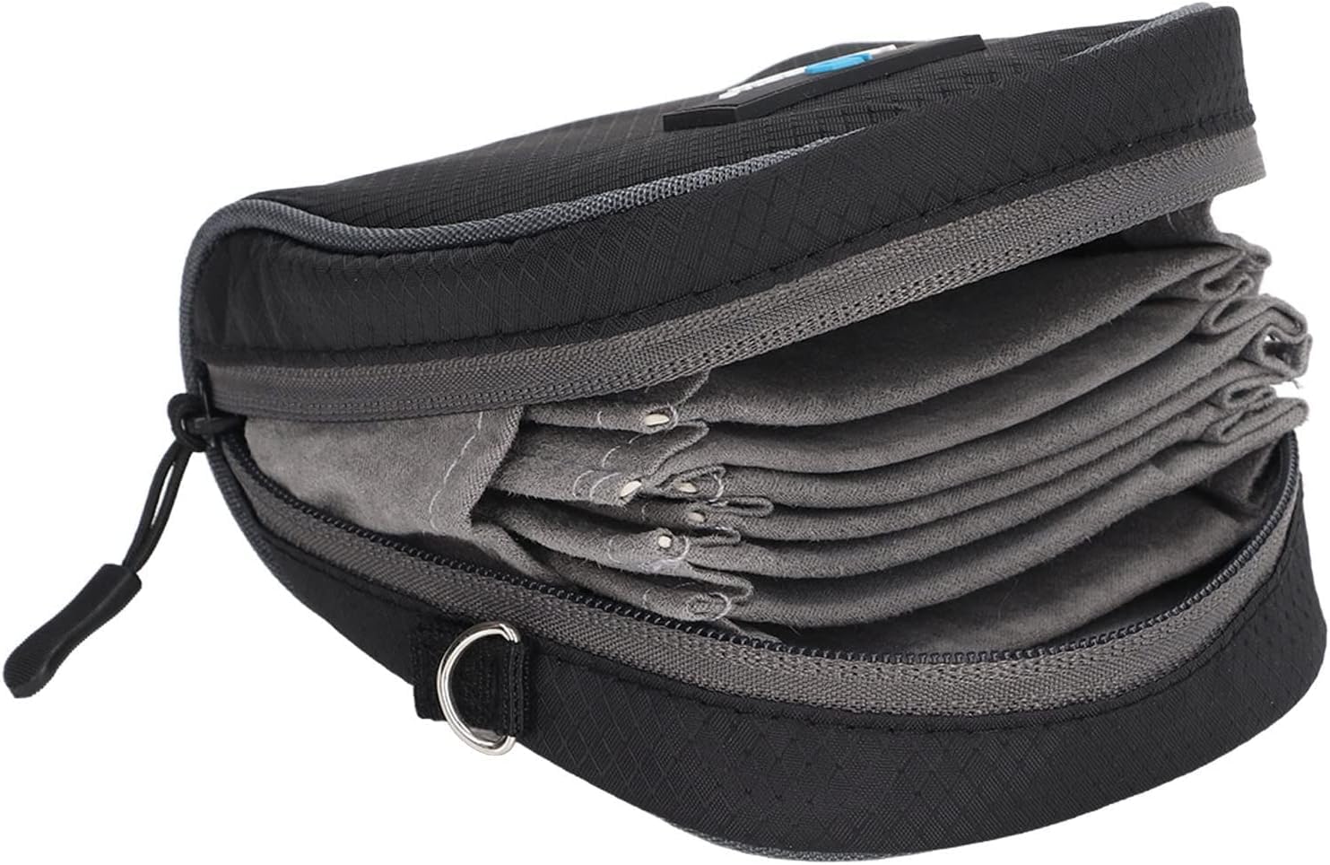 Étui de filtre pour appareil photo, sac porte-filtre de photographie à 8 poches avec boucle de ceinture et bandoulière, pochette de filtre d'objectif résistant à l'eau et à la poussière pour filtres j