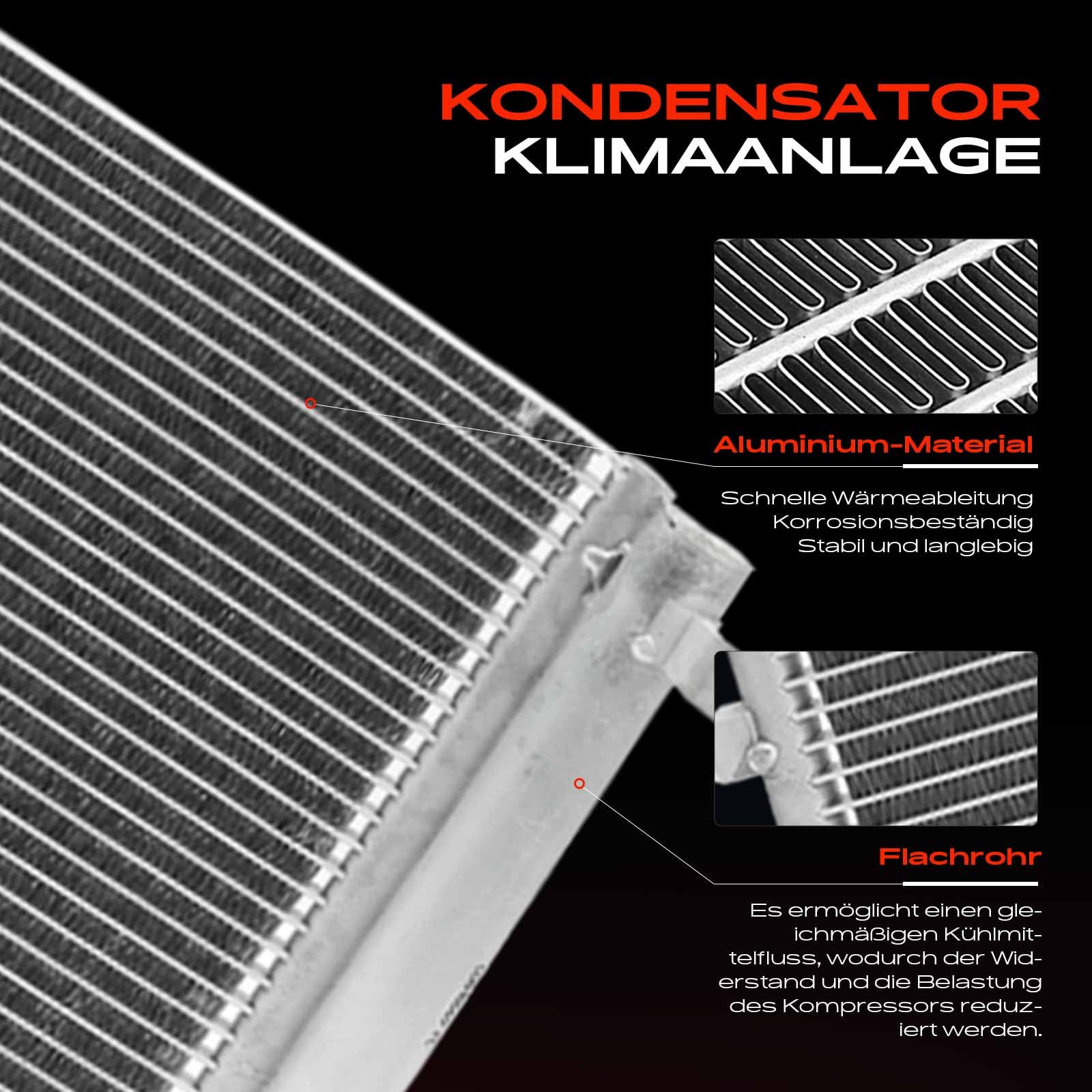 Frankberg Klimakondensator Kompatibel mit Captiva C100 C140 2.0L 2.2L 2011-Heute Antara L07 2.0L 2.2L 2010-Heute Replace# 42458588