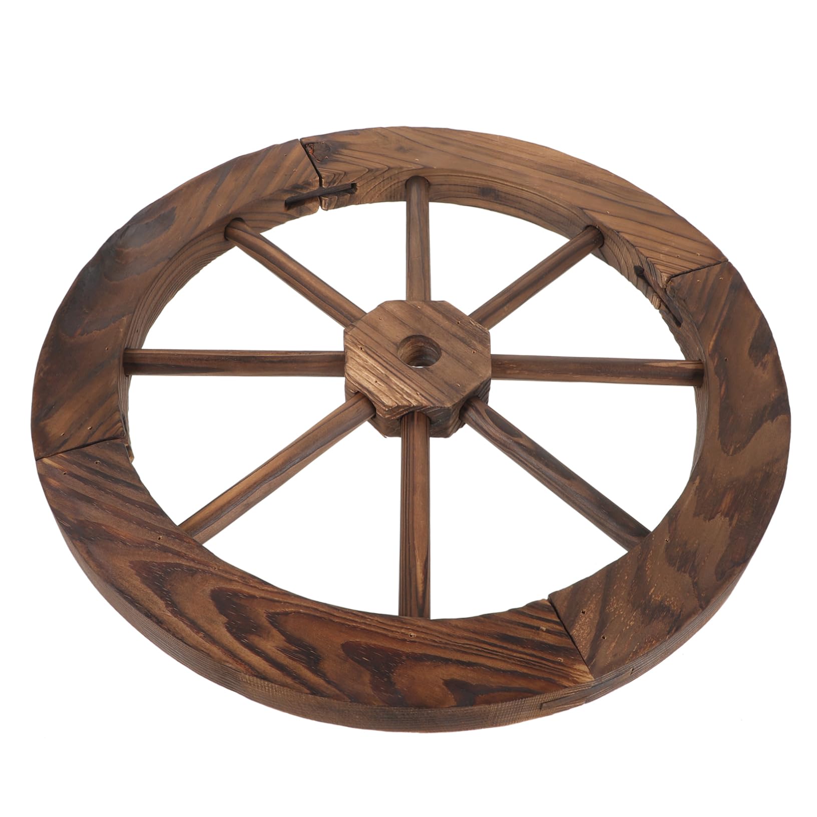 Roue Bois Décorative Vintage pour Mariage Champêtre et Décoration de Jardin