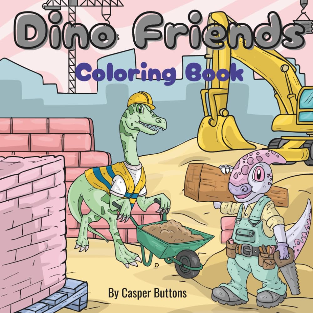 Dino Friends: Coloring Book