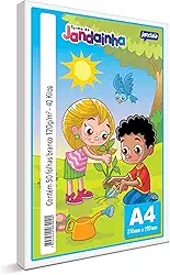 Papel Sulfite Jandainha A4 Branco 120g 40kg Pacote com 50 Folhas