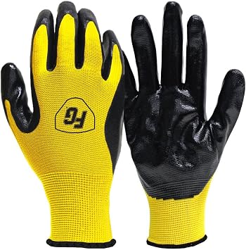 Firm Grip Nitrile Coated Gloves 10-Pack