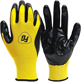 Firm Grip Nitrile Coated Gloves (10-Pack)