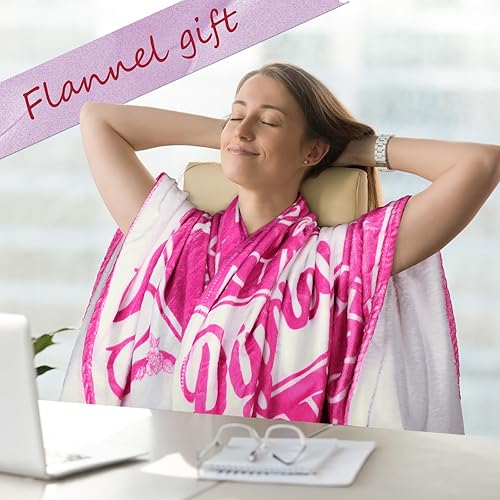 Miniatura 5 de Blulu Manta de Navidad para jefa dama, manta de franela rosa, regalos de Navidad y cumpleaños para mujeres jefas, regalos de agradecimiento al jefe,
