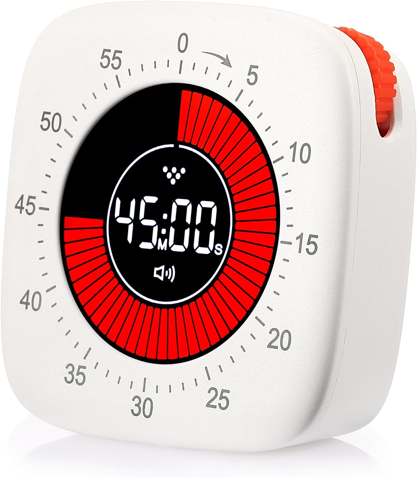 Visueller Timer, Digitaler 60 Minuten Countdown Timer ...