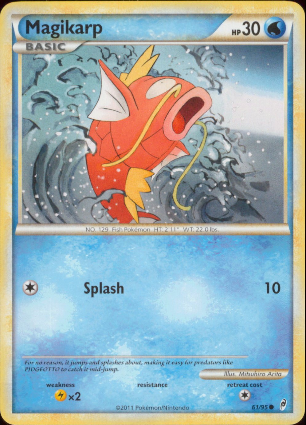 Amazon.com: Pokemon - Magikarp (61/95) - Call of Legends - Reverse Holo :  Toys & Games