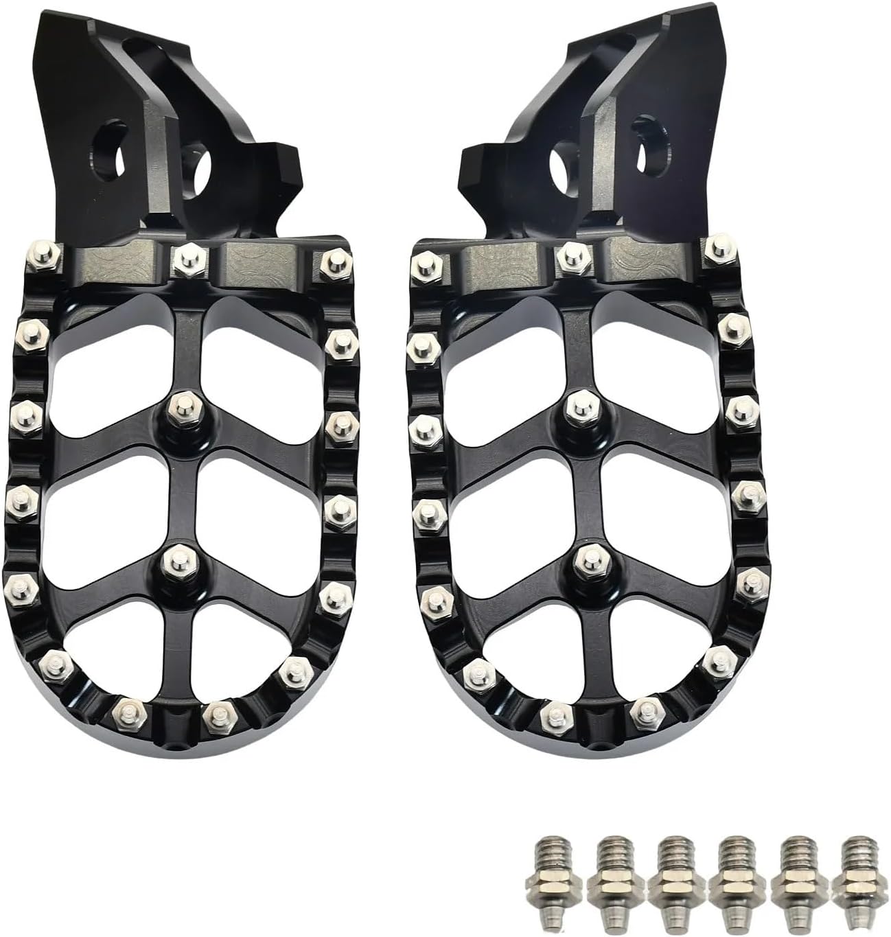 Motorcycle pedal Electric Motorcycle Footrest Floor Boards Footpegs Rests Pedals Sur-Ron Surron Ultrabee Ultra Bee Motocross Universal Parts(Purple)