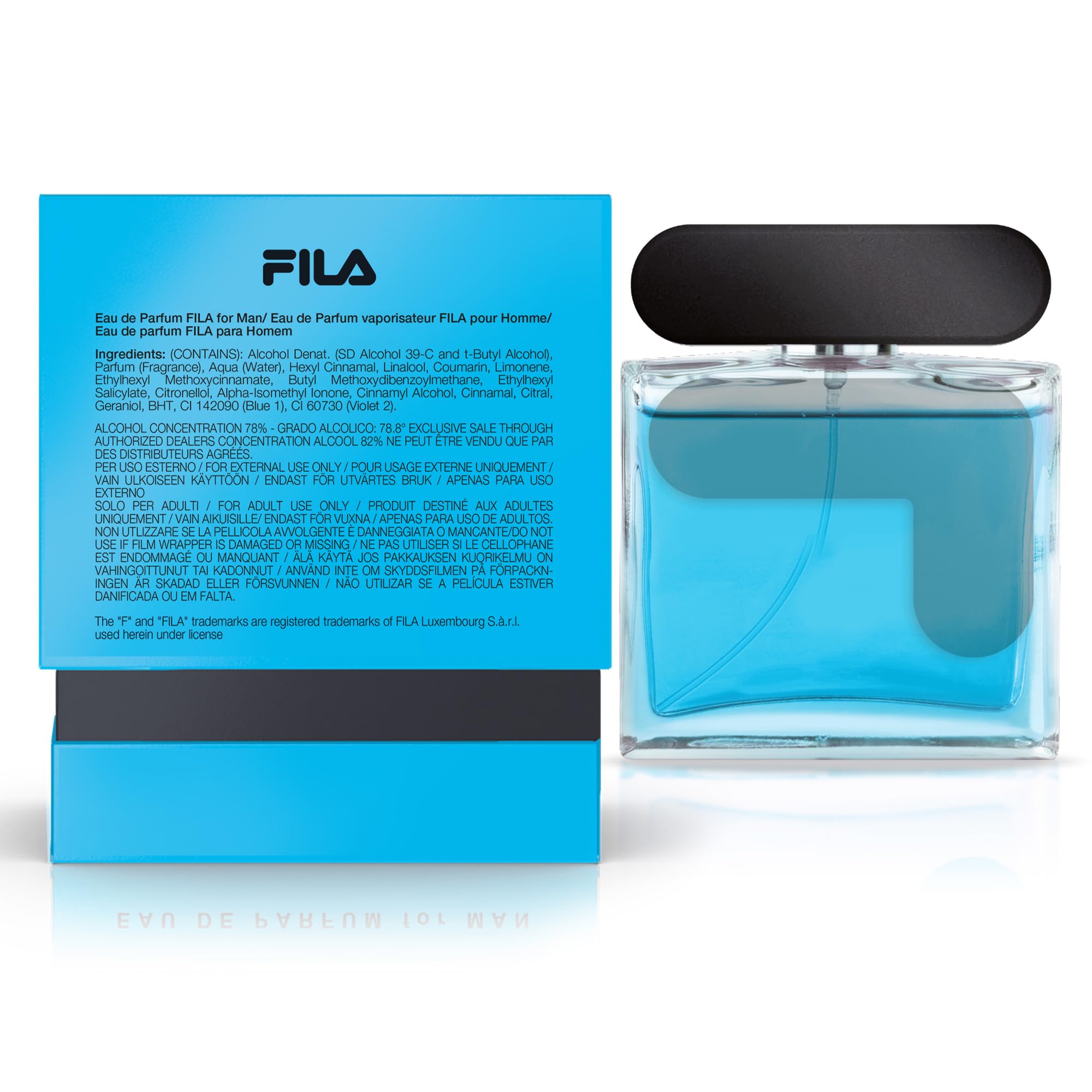 FILA F-Vibes Eau de Parfum for Man 100 ml, Profumo uomo speziato e legnoso, Eau de Parfum uomo con note di mandarino, mela e cannella, Profumo eau de parfum idea regalo per l'uomo moderno e sportivo