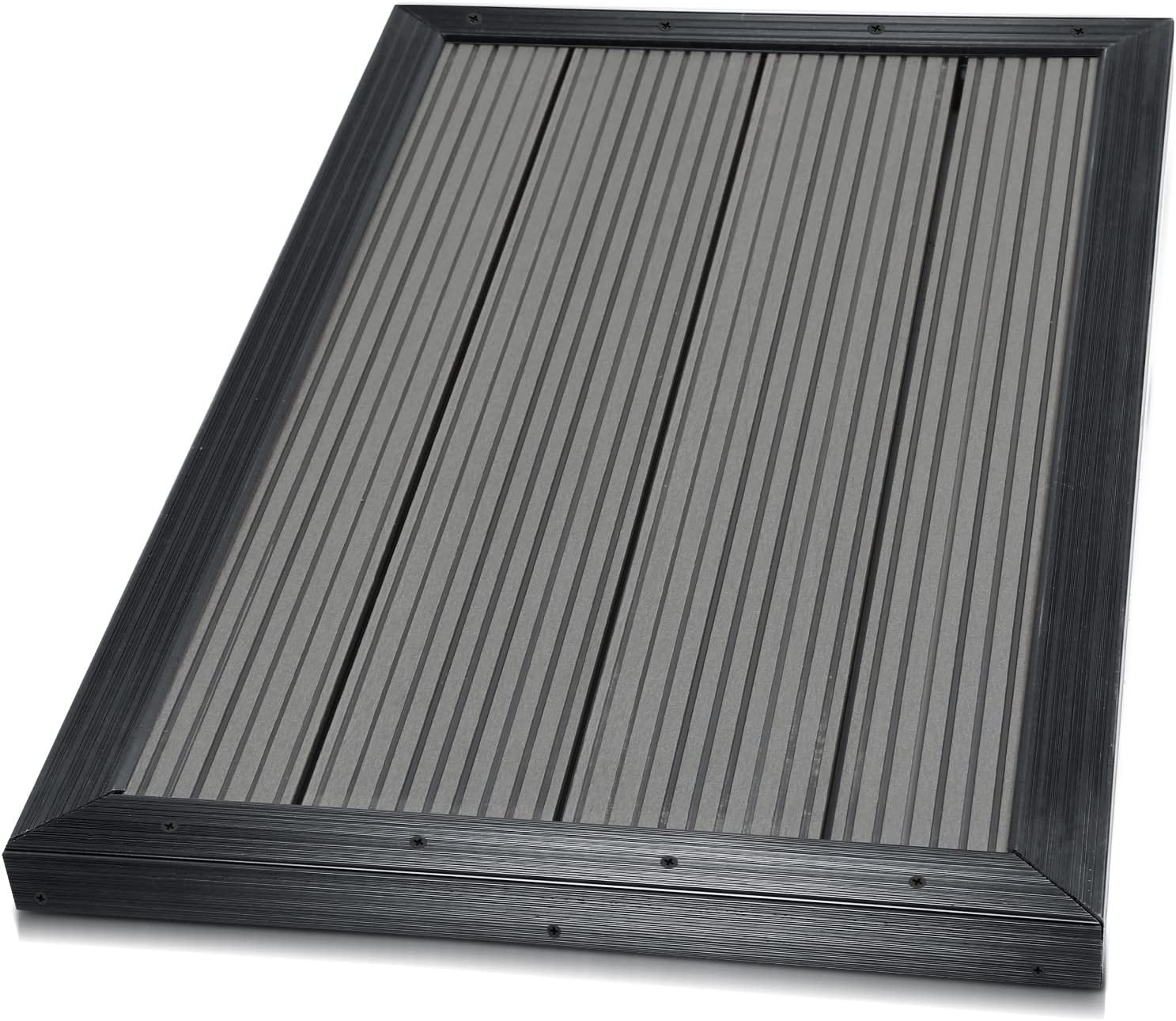 Vigevee WPC Panneau de sol antidérapant pour douche de piscine