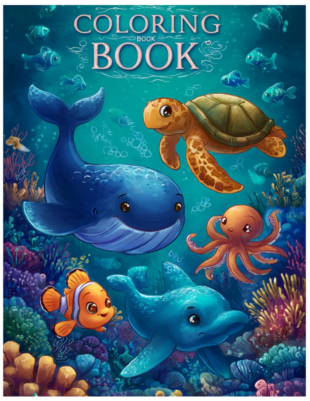 Exploradores del Océano – Libro para Colorear: Exploradores del Océano – Libro para Colorear de Animales Marinos para Niños 4-10 Años | 50 ... en Español | Serie Animales del Mundo