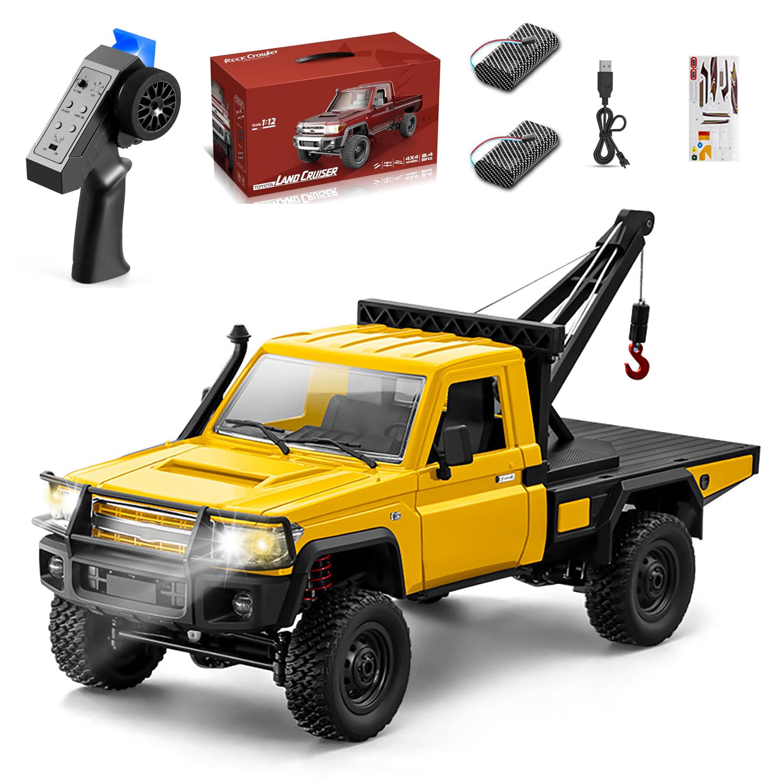 Amazon.com: Authticar RC Crawler, 1:12 Scale New Upgrade MN82-T RC