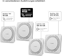 Ventilator de baie silențios Bosch Thermotechnik 1900 pentru tubulatură cu diametrul de 125 mm, împotriva umidității și mucegaiului, pentru ventilație WC, cu conectare la întrerupătorul de lumină 6