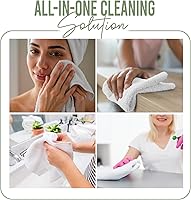 Vista 63 de DAN RIVER Juego de 4 toallas de baño, 27 x 54 pulgadas, 100% algodón, más grandes y ligeras, de secado rápido, súper suaves y absorbentes, toallas