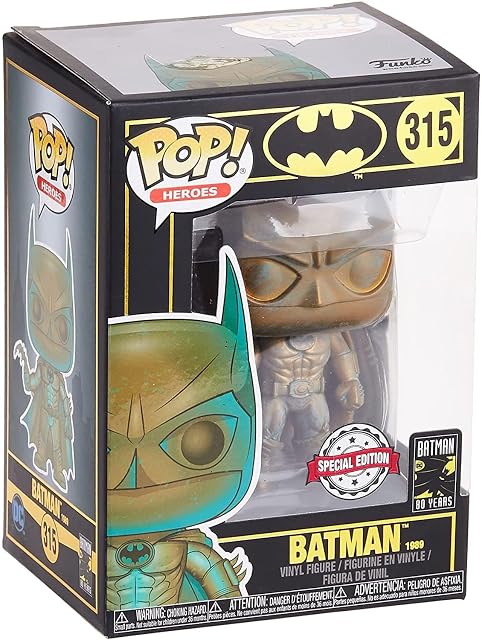 Foto 2 de 3 de Funko Pop Batman 315 Batman 1989 Patina Special Edition
