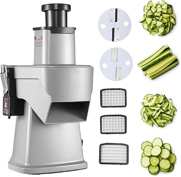 Dicing Machine Automatic Potato Onion Slicing Cube, Multifunctional Food Cutters, Vegetable Chopper for Slicing Shredding Dicing and Slitting