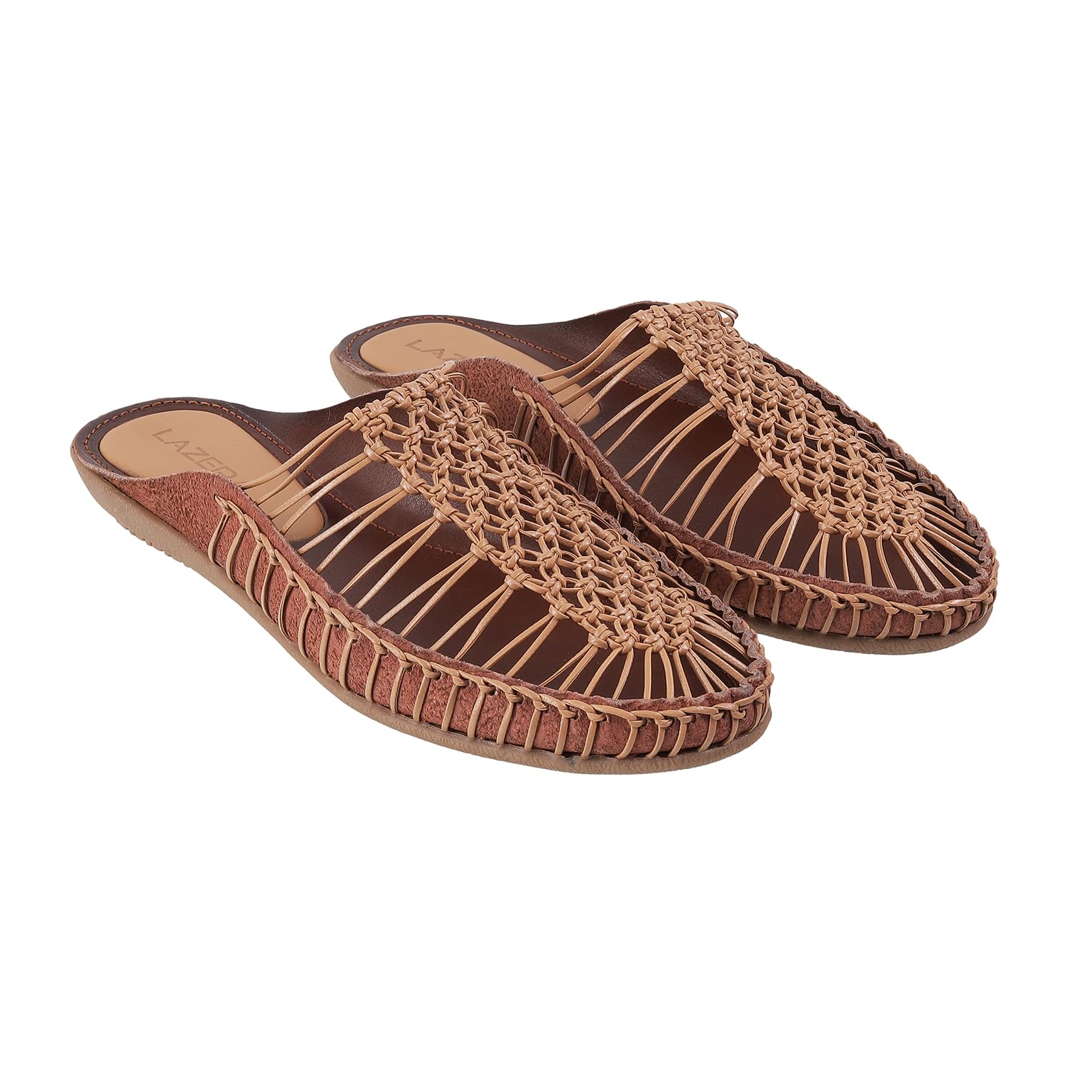 lazera Women's Handwoven Slip-On Loafers-picture-39