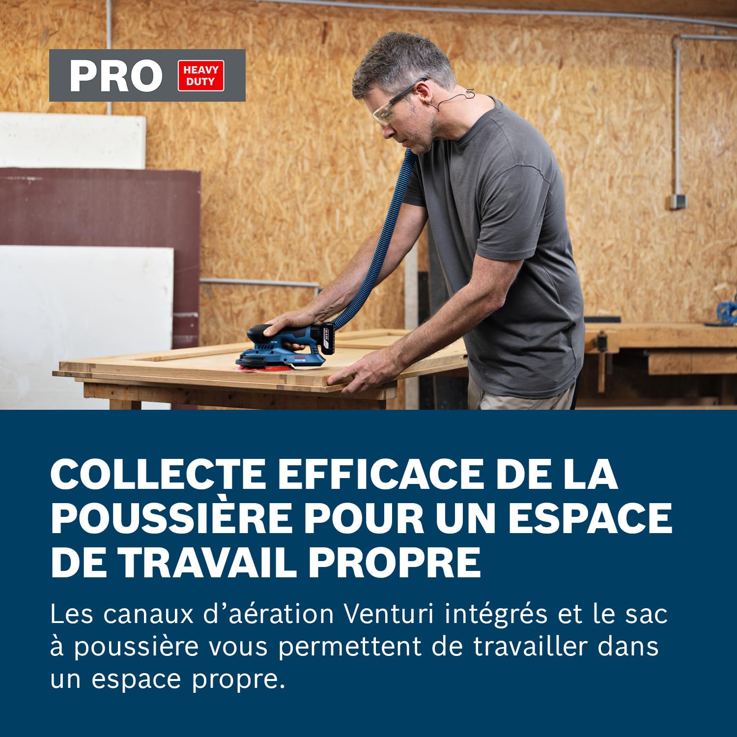 Bosch Professional ponceuse excentrique 12V sans-fil GEX 12V-150-3 (avec plateau de ponçage, disque abrasif, bague de protection, sac à poussière, L-BOXX 162)