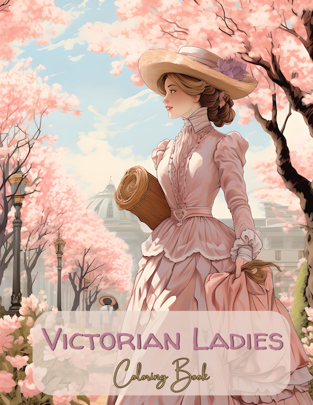 Victorian Ladies Coloring Book: Beautiful Book of Victorian Ladies and Beautiful Scenarios
