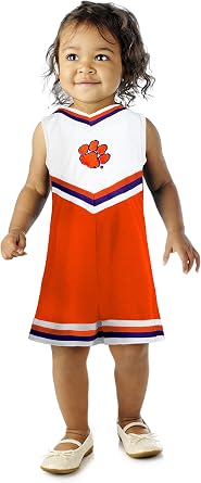 Little King NCAA Toddler/Youth Girls Team Cheer Jumper Dress-Sizes 2T 3T 4T 6
