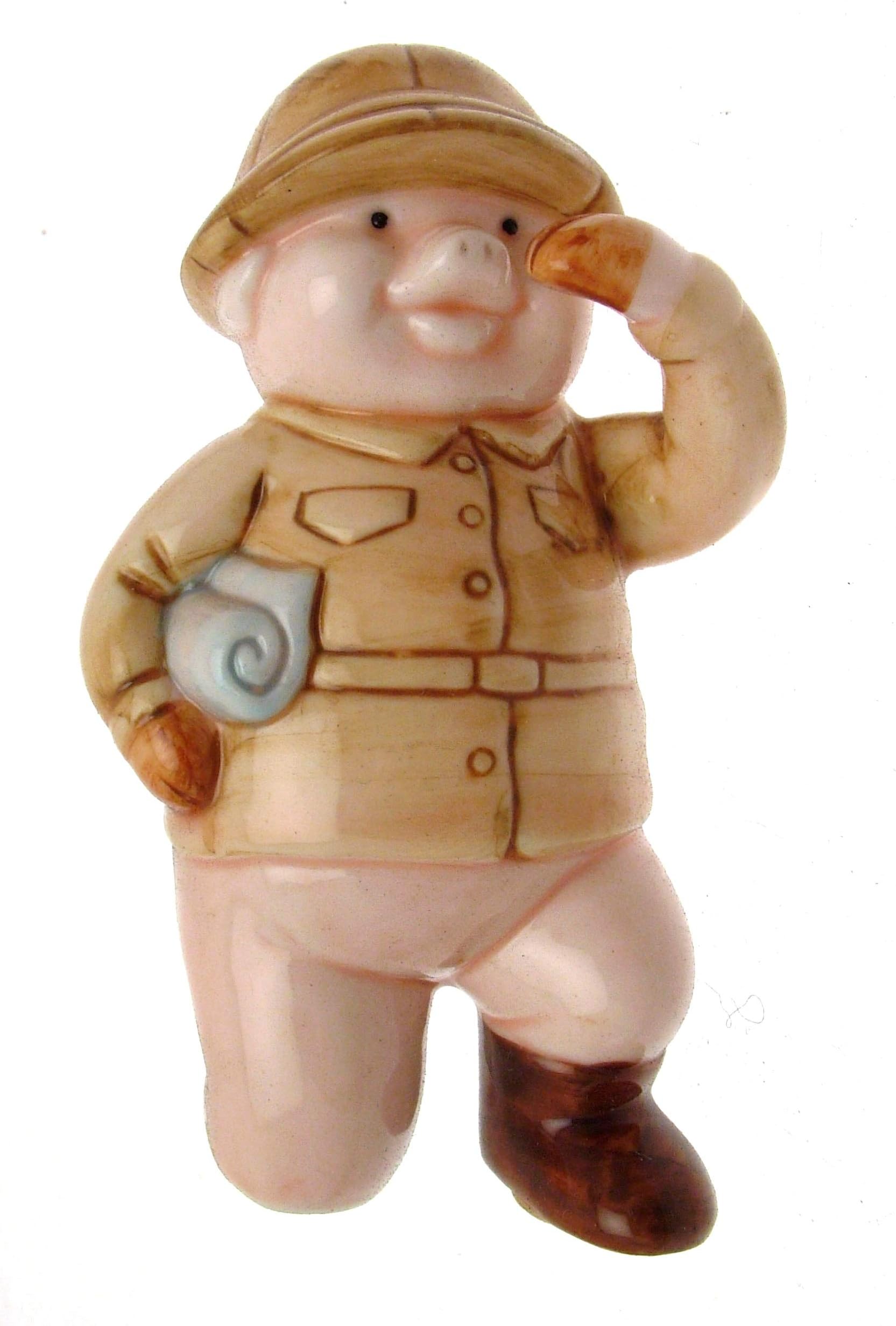 Danbury Mint Snout Of Africa Pig Ornaments Pig Figurines