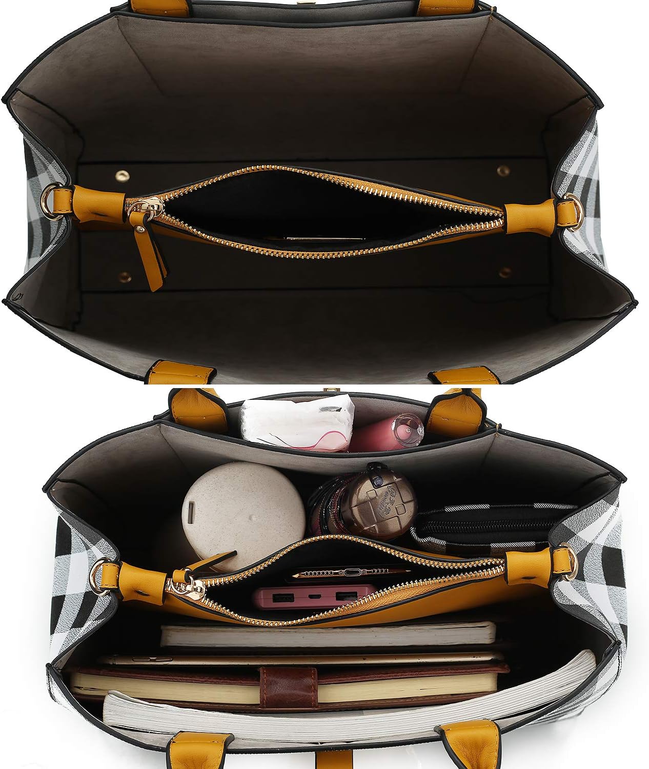 MKF Collection Satchel Bag & Wristlet Wallet for Women’s Crossbody Bag Tote Handbag Top-Handle Purse by Mia K