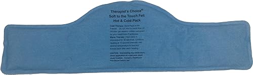 Therapist's Choice Paquete de fieltro suave al tacto para calor y frío (cervicalhombro 6 x 20 pulgadas)