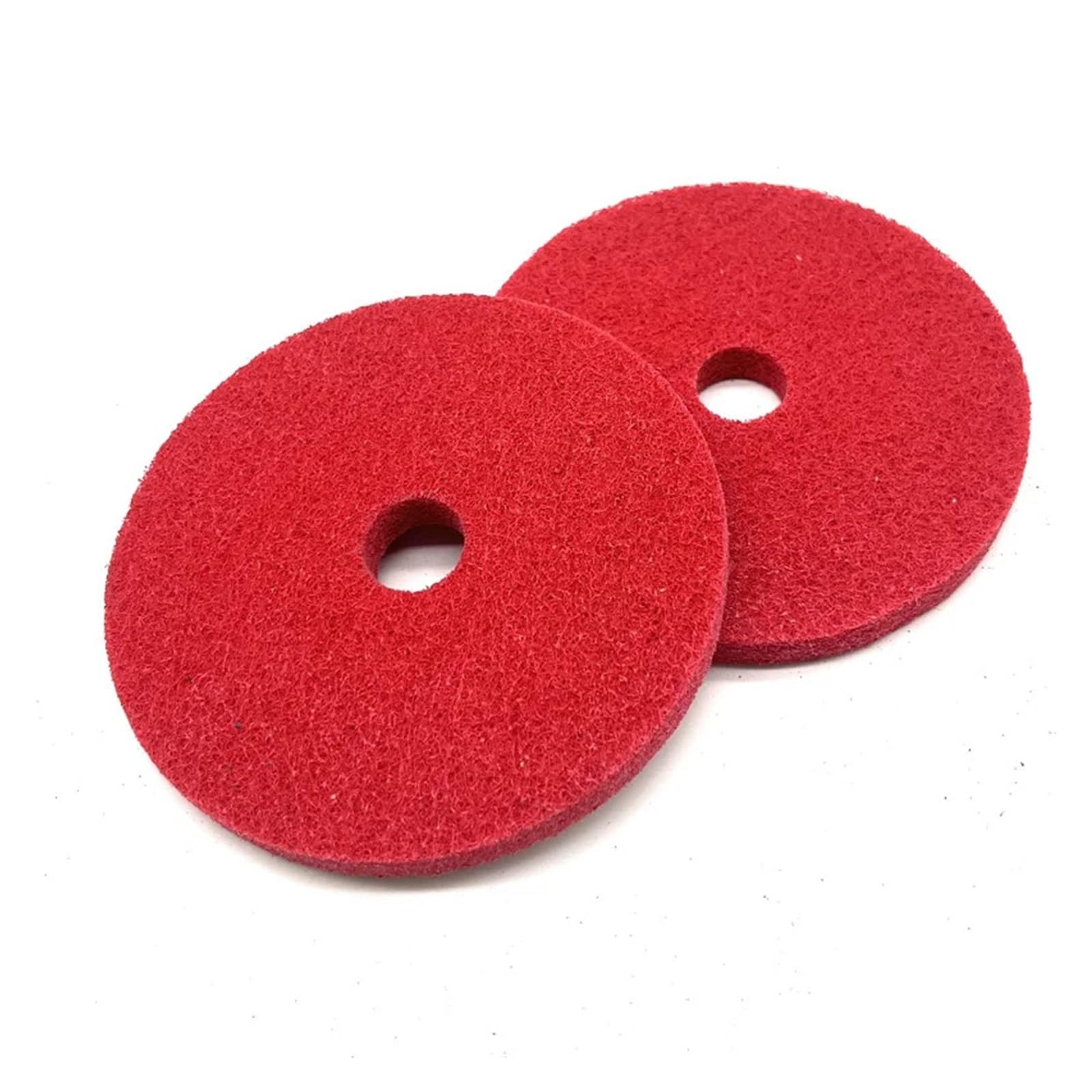 Disco di Lucidatura in Cotone 1pc Ruota di Lucidatura in Fibra Nylon Feltro Lana Panno Cotone Non Tessuto Mola Ceramica for Metallo 75 * 10mm 4 "Pollici
