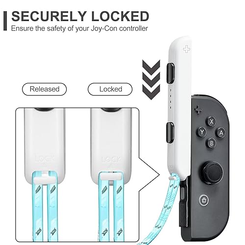 Miniatura 43 de Gepicest Switch Accessories Grip Holder for Joycon Controller Compatible with Switch Handheld Remote, Kit Set Grips Holder for Dual Joycon Remote