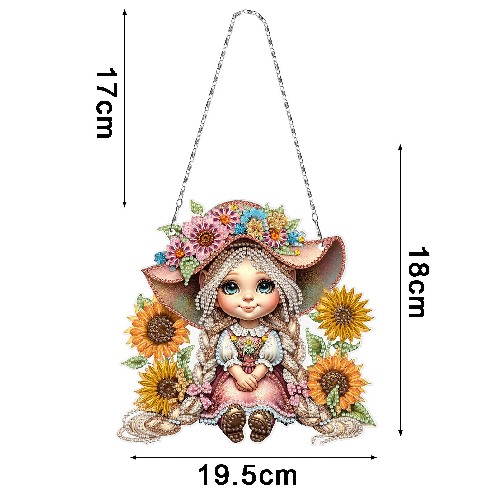 CXINLky DIY Diamond Art Painting Valentijnsdag hanger met