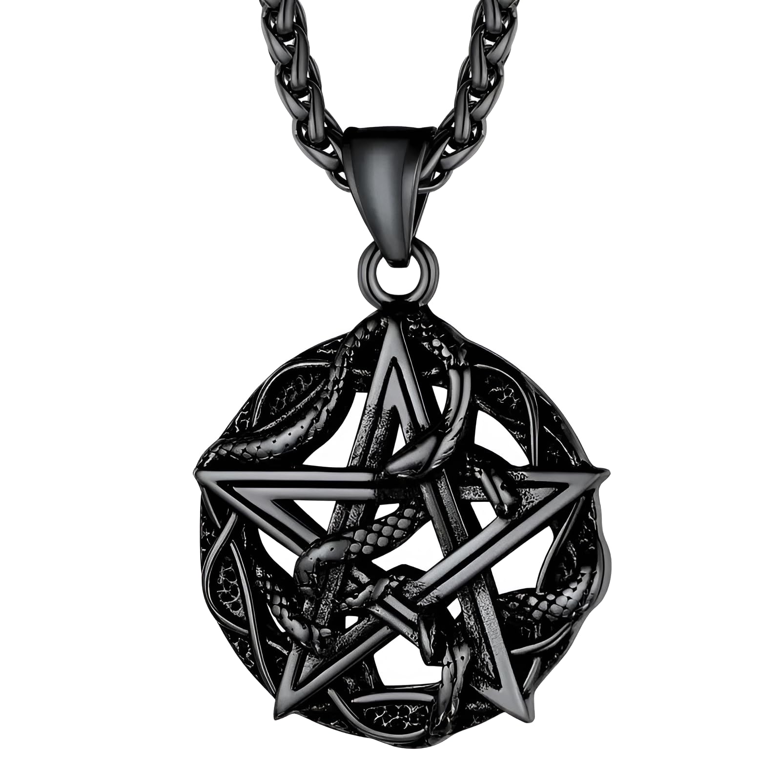 Collier serpent ouroboros en argent : une idée cadeau symbolique et rétro - 8