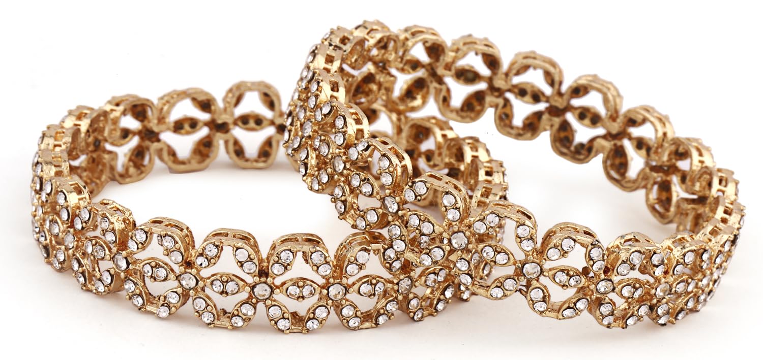 Stylish Traditional Kundan Bangles for Women