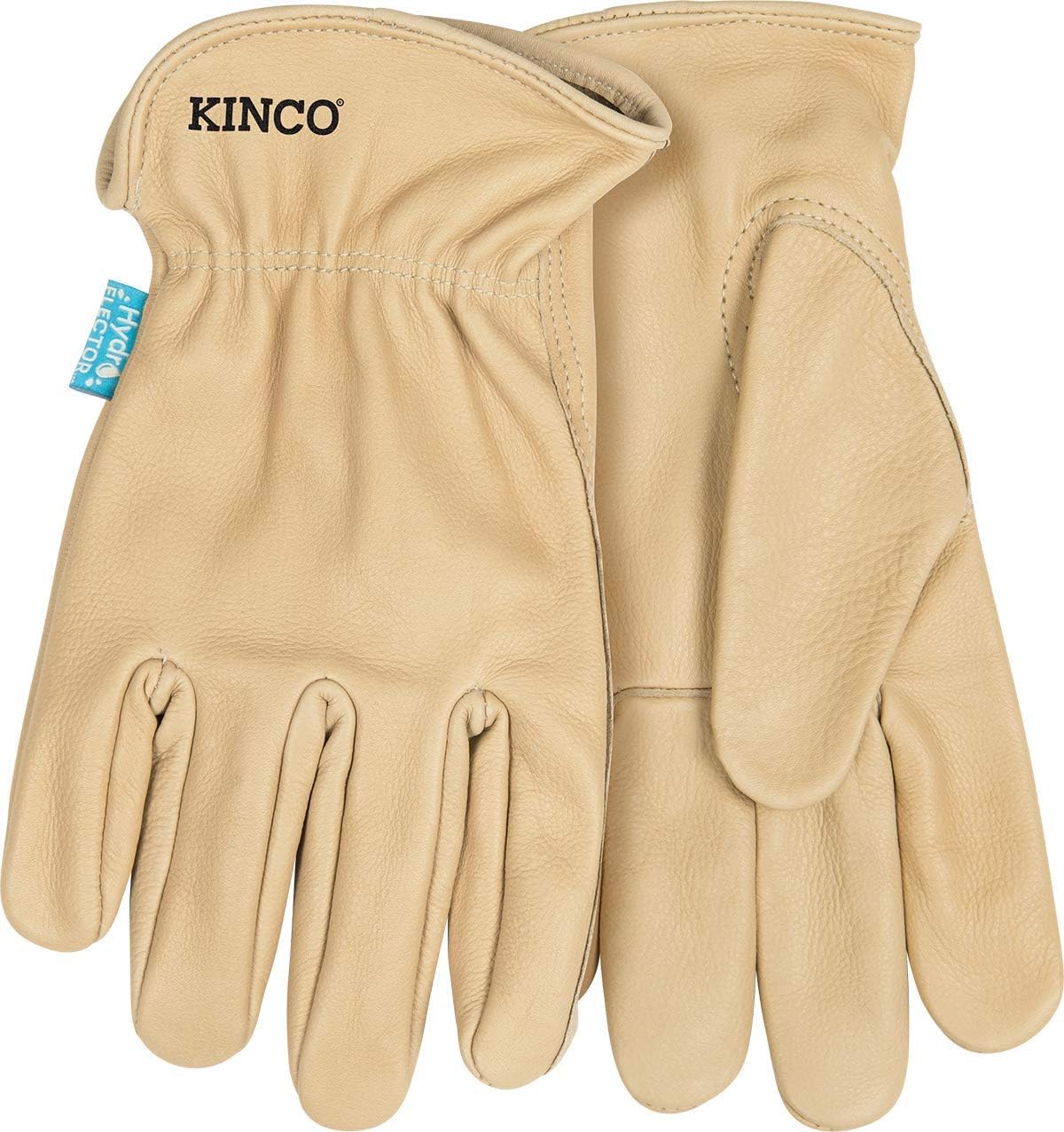 Kinco, 398P-L - Hydroflector Unlined Cowhide Leather Work Gloves, Large
