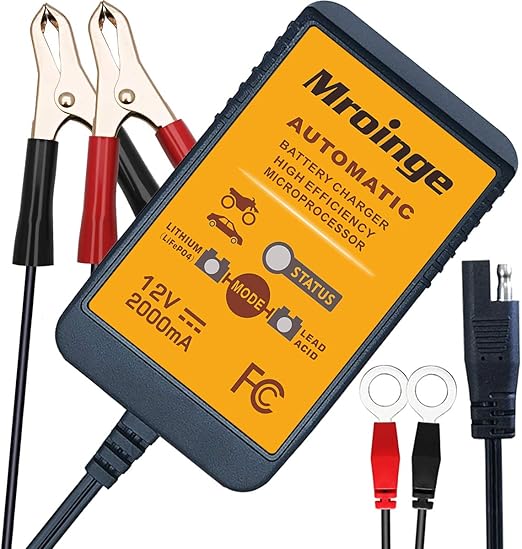 Mroinge MBC022, 12V 2A Lead Acid/Lithium(LiFePO4) Automatic Trickle