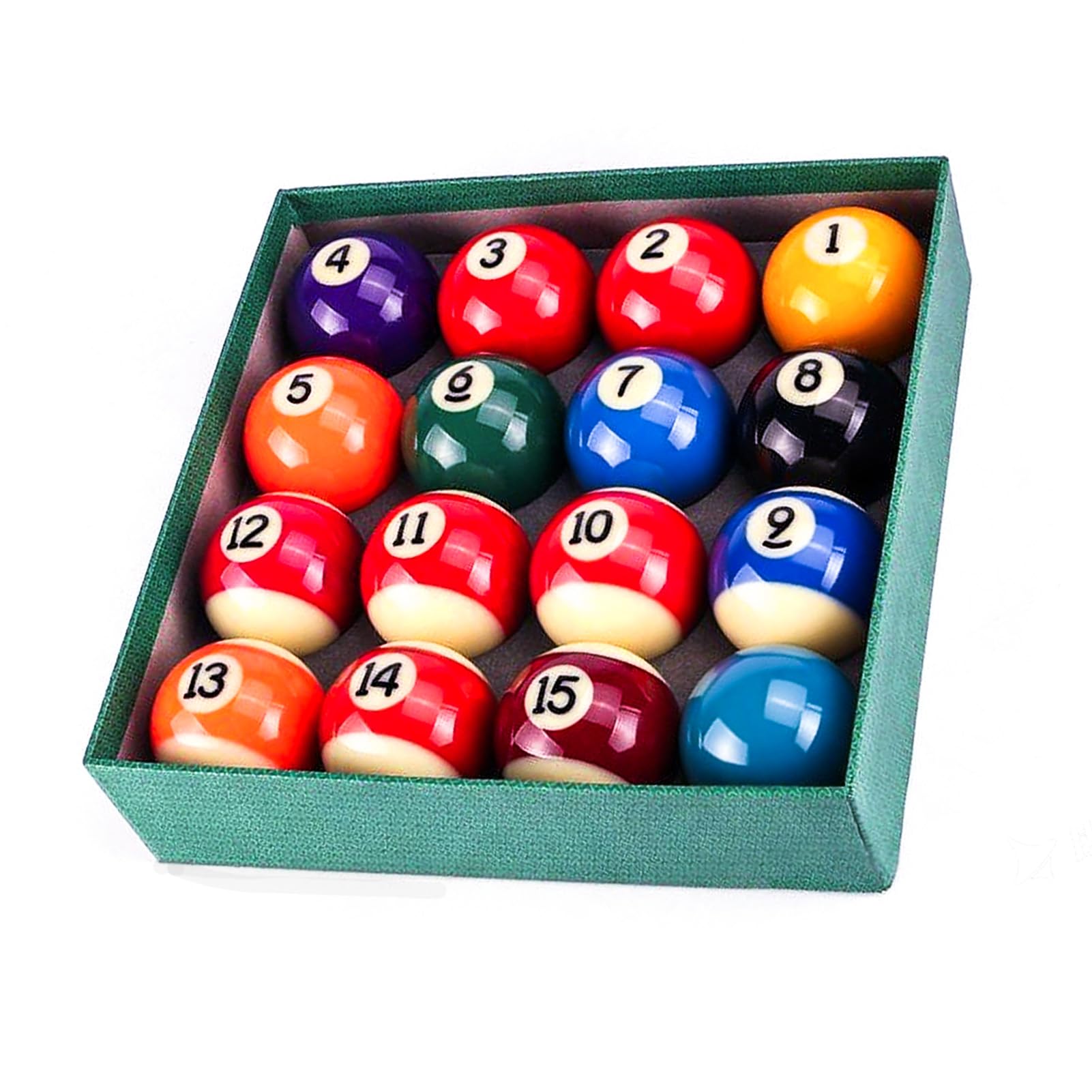 Boules De Billard Professionnelles 57.2mm - Jeu De 16 Boules De Billard Américain pour Table De Billard - Billard Snooker Et Pool - Accessoires De Jeu16pcs,One Size