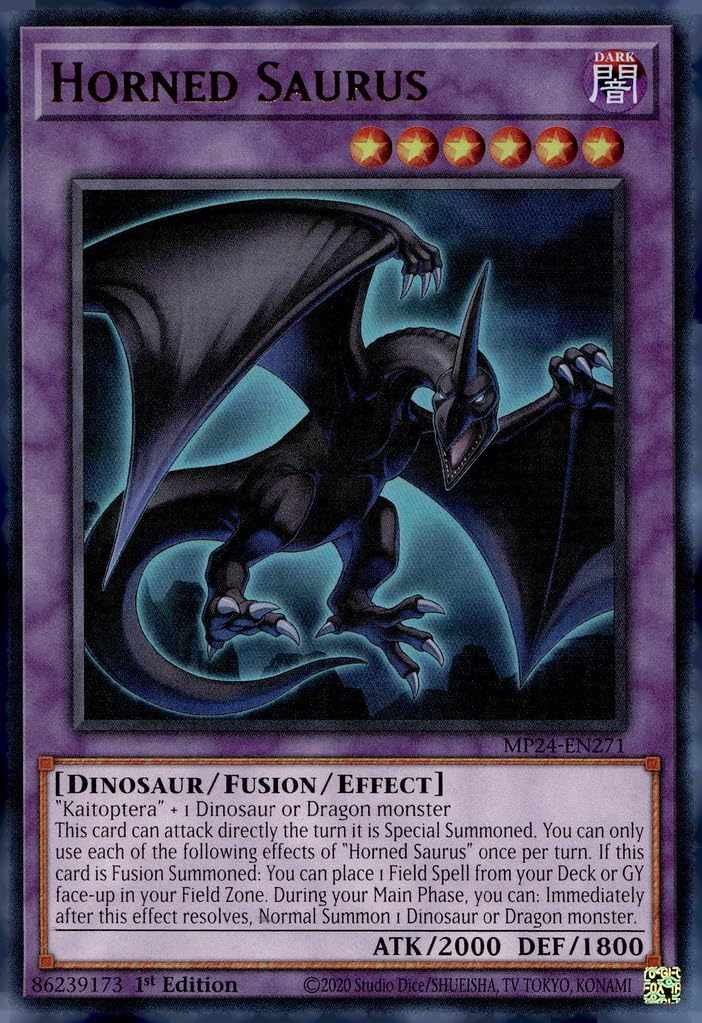 Amazon.com: Horned Saurus - MP24-EN271 - Ultra Rare - 1st Edition