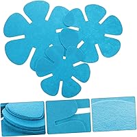 Vista 2 de Hemoton Protector de olla y sartén, juego de 12 almohadillas redondas de tela no tejida azul