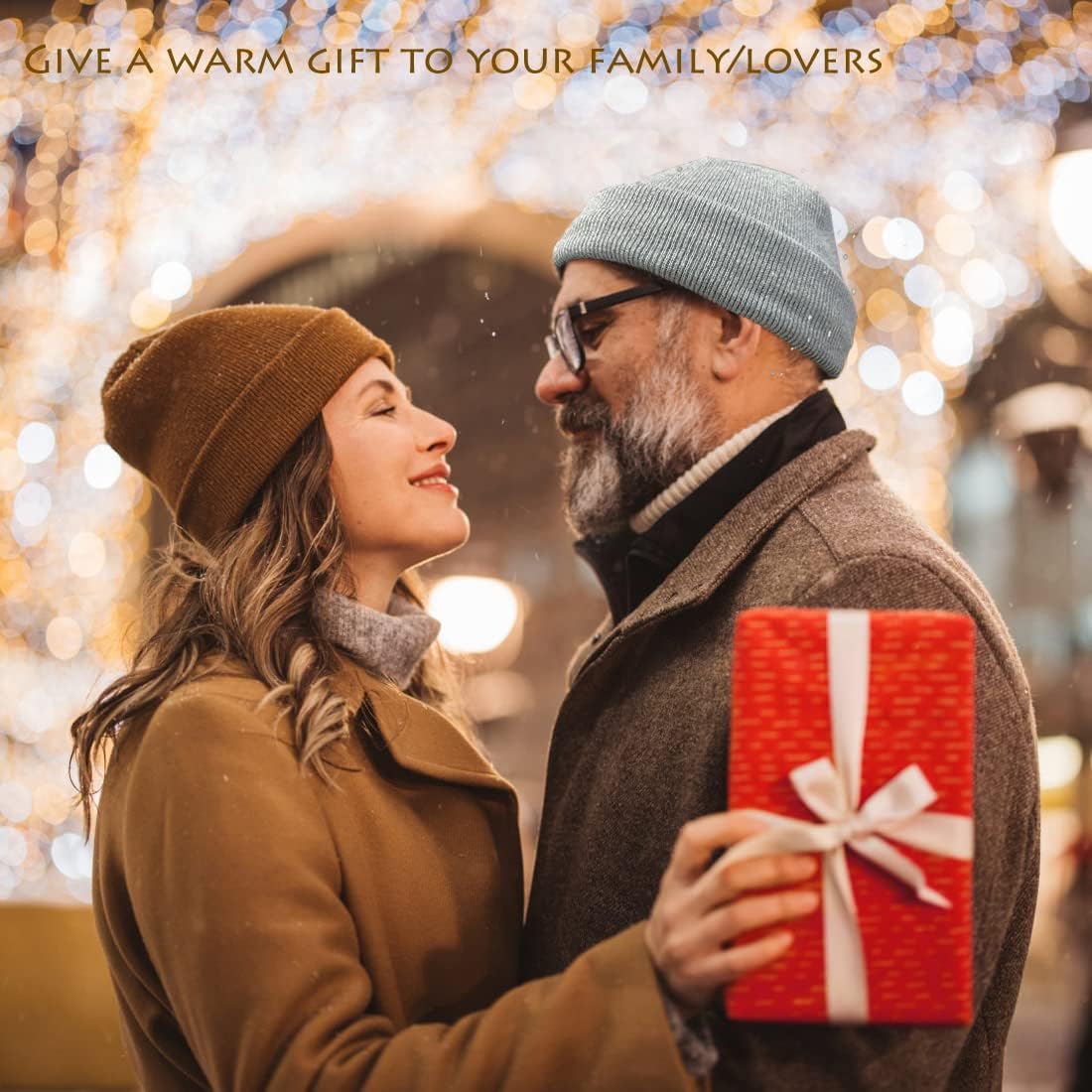 100% Cotton Beanie Hat Knit Winter Hats for Women Men, Slouchy Beanies Cuffed Skull Cap Womens Warm Ski Hat - Image 5