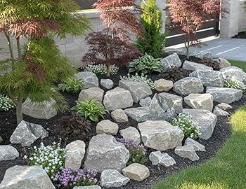 Amazon.co.jp: ロックガーデン 石 庭石 割栗石 ロックガーデン用石