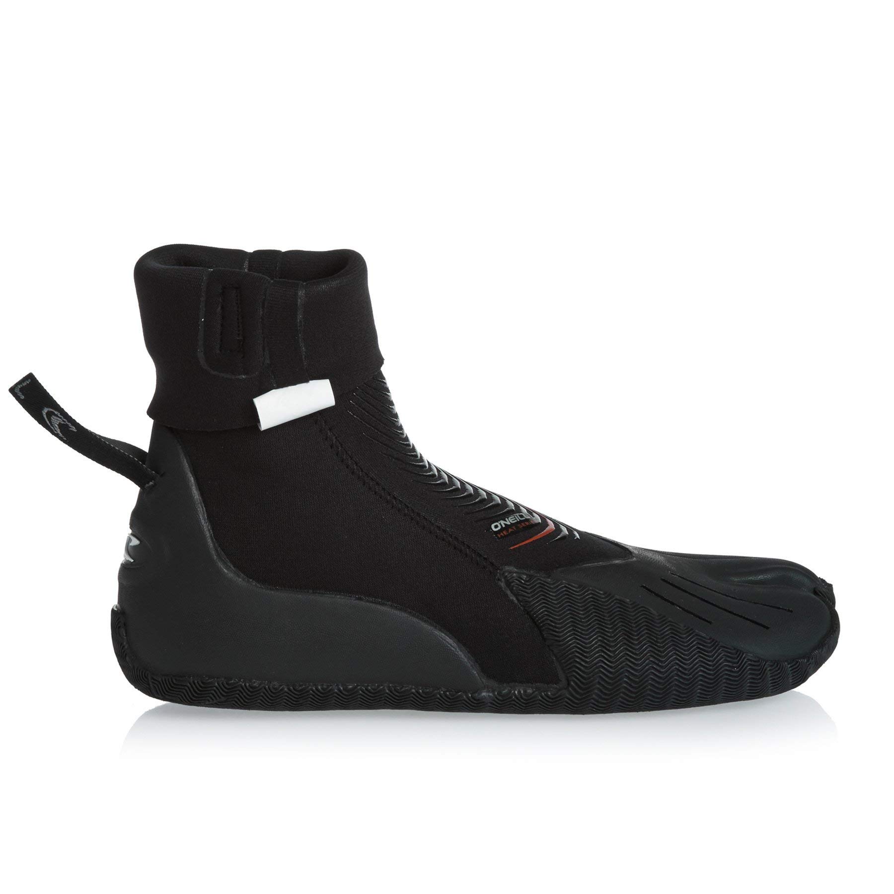 Oneill Heat 3mm Split Toe Boot Boots Boot Black - Unisex - Botín Anti-Enjuague. 3 mm. Enjuague Solo con Agua fría