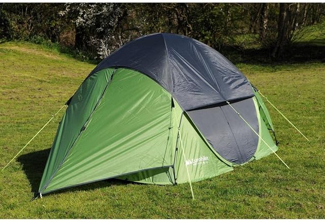Eurohike Pop 400 Dual Skin Waterproof Tent, Pop-Up Tent, 4 Man Tent, Garden Tent, Festival Tent, Festival Essentials, Camping Accessories, Camping Equipment