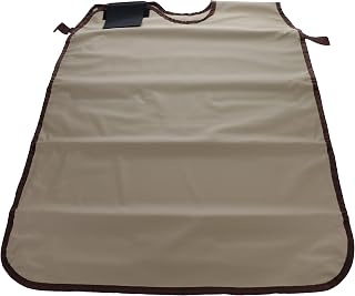 House Brand 109417 Lead Dental Apron Panoramic Poncho Beige - 0.3mm X-Ray Protection, Soft T-Touch, Easy Clean