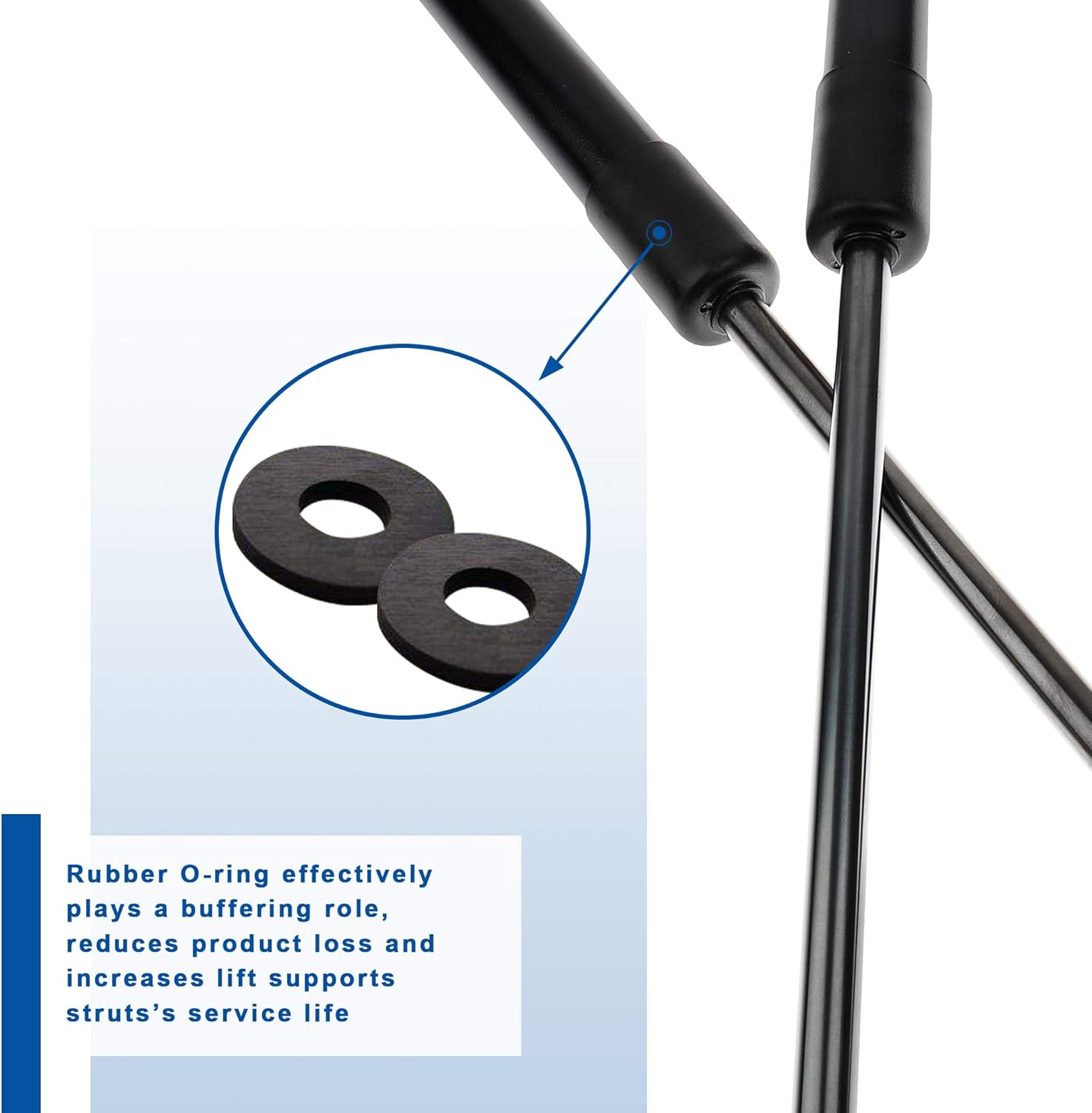 2Pcs SG229024 Hood Lift Supports Gas Springs Shocks for Toyota Camry 2007 2008 2009 2010 2011 Lift Support Struts 6333