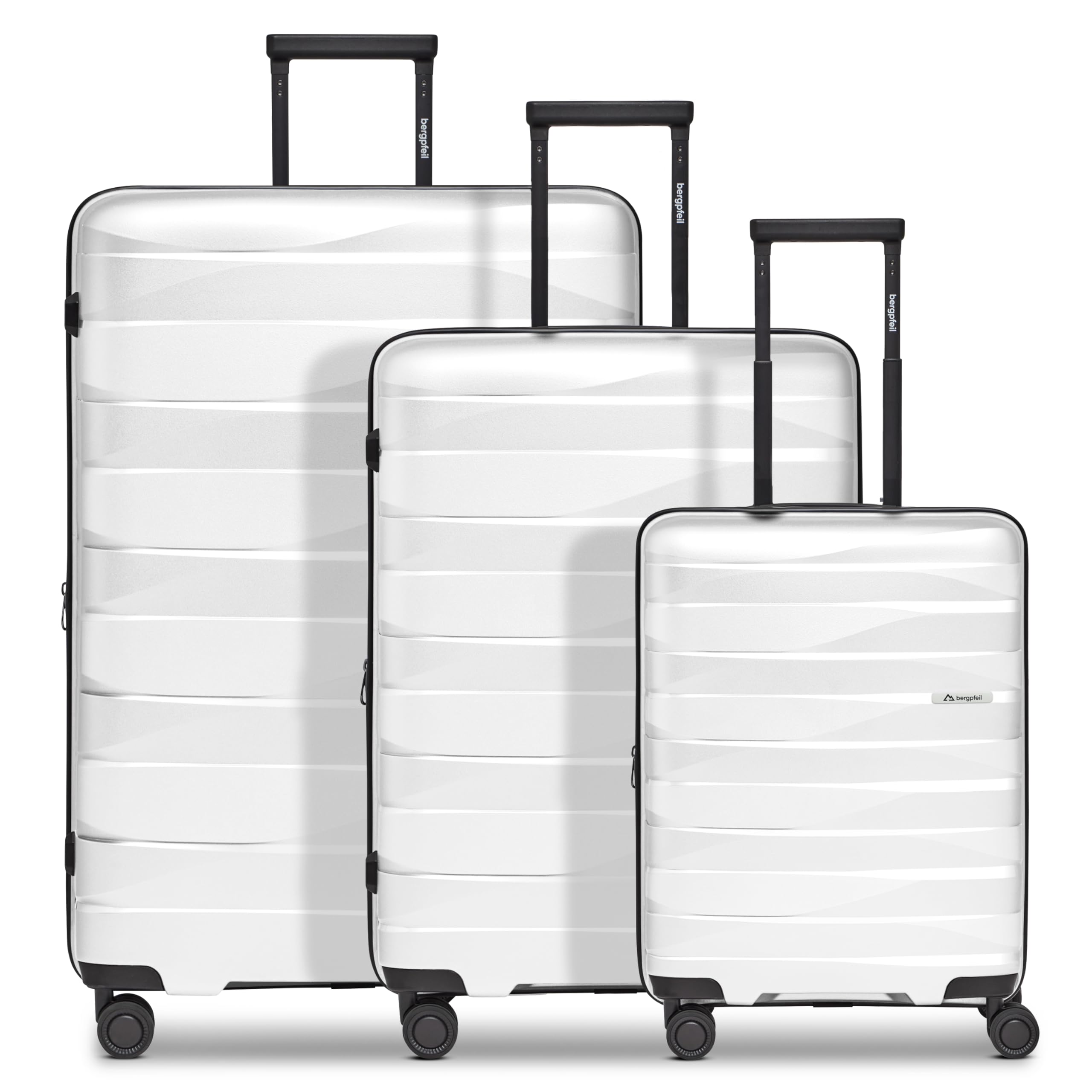 Artykuł podstawowy Travel, Ice White Metallic, Set, Zestaw walizek z twardą obudową, 3-częściowy