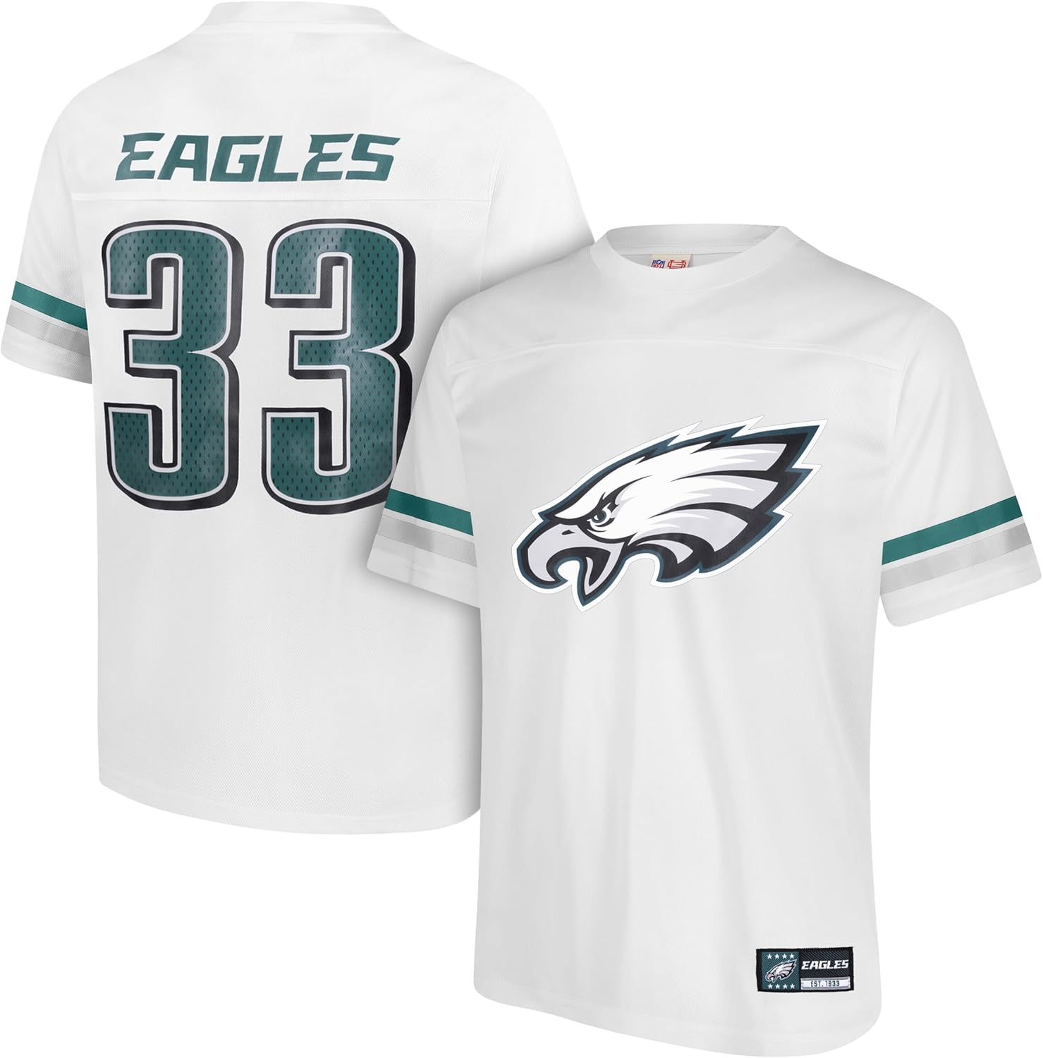 Ultra Game Adults NFL Official Soft Mesh Vintage Beast Mode Jersey T-Shirt