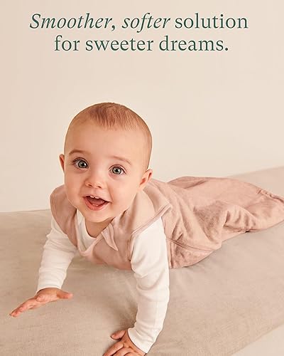 Miniatura 8 de Saco de dormir súper suave 1.0 TOG, saco de dormir de viscosa de bambú premium para bebé, saco de dormir con cremallera de 2 vías, manta portátil