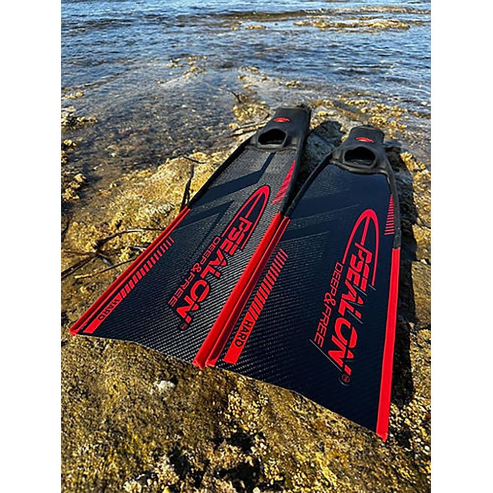 EPSEALON Aletas Carbone Pulsar T700 (Hard) Caza bajo el agua buceo apnea apnea Freediving Spearfishing Fins
