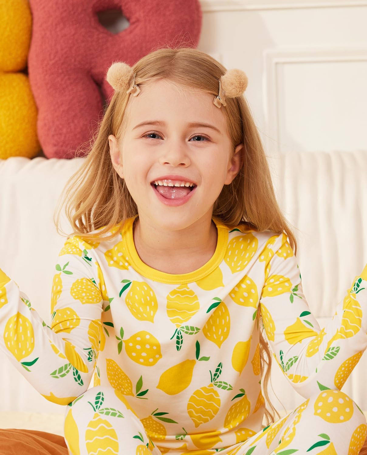 Bamboo Viscose Toddler Girls Kids Pajamas Unicorn Mermaid Pjs Long Sleeve Snug fit 12M-8Y 2pcs Soft Jammies - Image 4