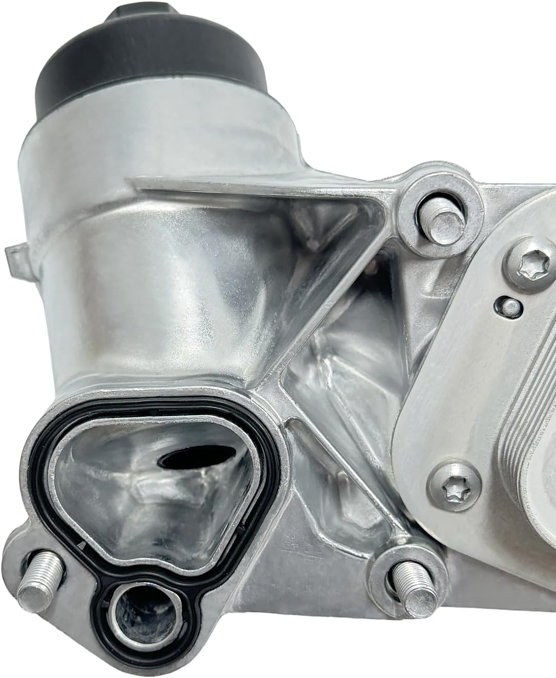 93186324 Engine Oil Cooler Oil Filter Housing Assembly with Gaskets Compatible with Chevy Aveo Aveo5 Cruze Sonic, Buick Cascada, Pontiac G3, Saturn Astra, 1.6L 1.8L, Replaces 12992593, 55353323