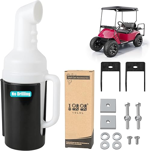 Miniatura 9 de Golf Cart No Drilling Needed Sand Bottle Universal for EZ-GO Club Car Yamaha, Divot Filler Sand Bottle,Large Capacity and Easy to Install